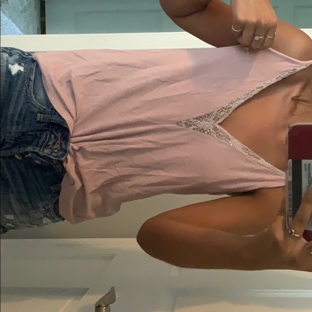 Lace American eagle tank